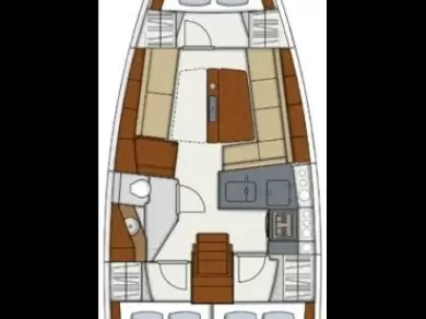 Hanse Hanse 345 charter bareboat eller skeppad i Lefkáda