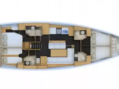 Yacht charter Kos  billig Jeanneau 54