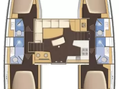 Yacht charter Lefkáda billig Lagoon 42