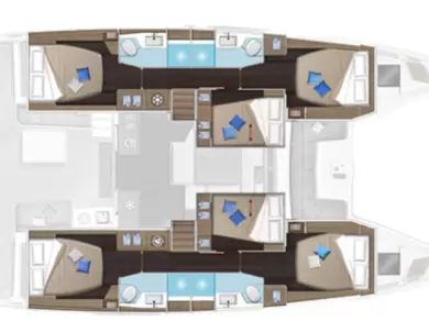 Yacht charter Alimos billig Lagoon 51