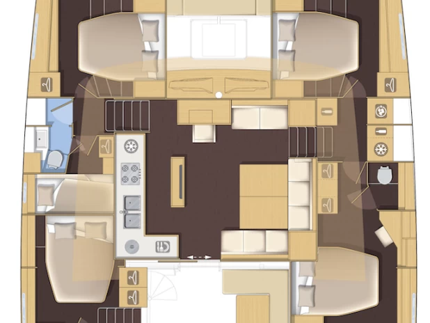 Båtuthyrning Lagoon Lagoon 52 F i Gouvia på Samboat 