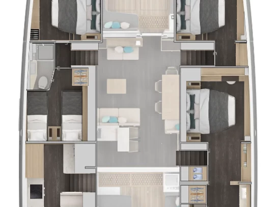 Uthyrning Katamaran  Lagoon med en båtlicens 