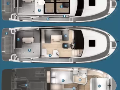 Viknes Skilso 35 Panorama charter bareboat eller skeppad i Sukošan