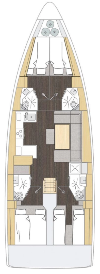 Yacht charter Gocek billig Bavaria C46