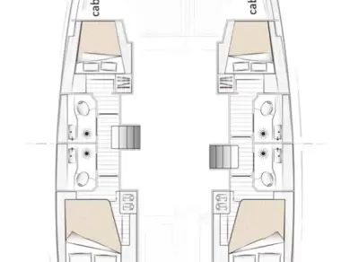 Uthyrning Katamaran  Excess med en båtlicens 
