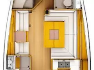 Jeanneau Sun Odyssey 449 charter bareboat eller skeppad i Donji Seget