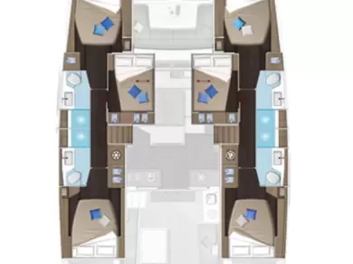 Lagoon Lagoon 51 charter bareboat eller skeppad i Lavrio
