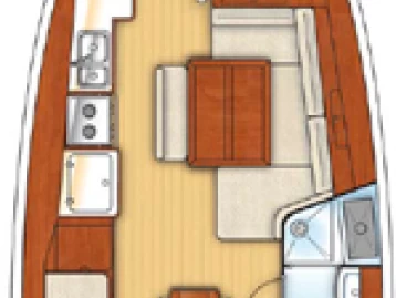 Uthyrning Segelbåt  Bénéteau med en båtlicens 