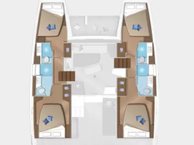 Yacht charter Lavrio billig Lagoon 42