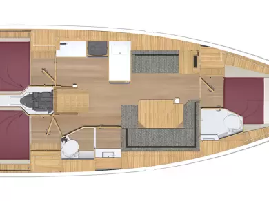 Yacht charter Rogoznica billig Bavaria C38