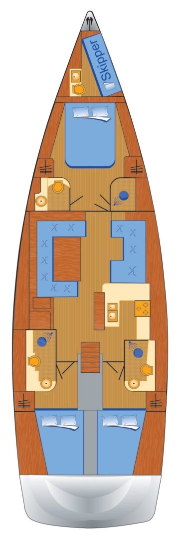 Uthyrning Segelbåt  i Biograd Na Moru - Hanse Hanse 588