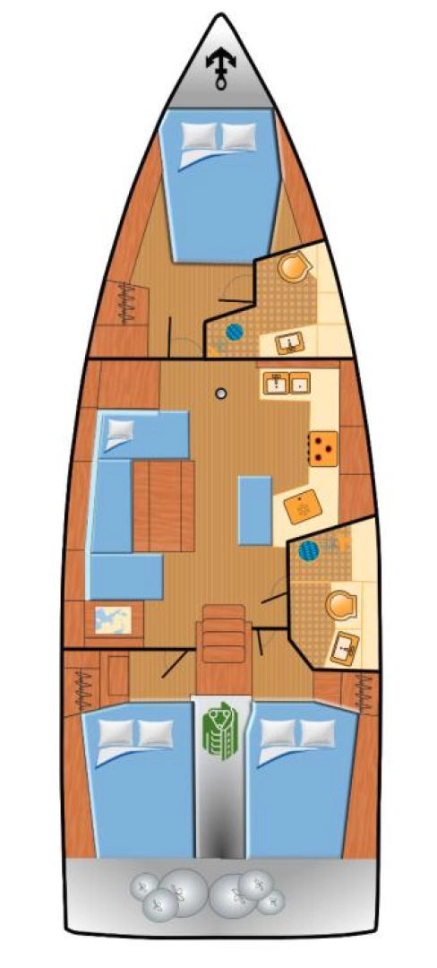 Bénéteau Oceanis 40.1 charter bareboat eller skeppad i Punat