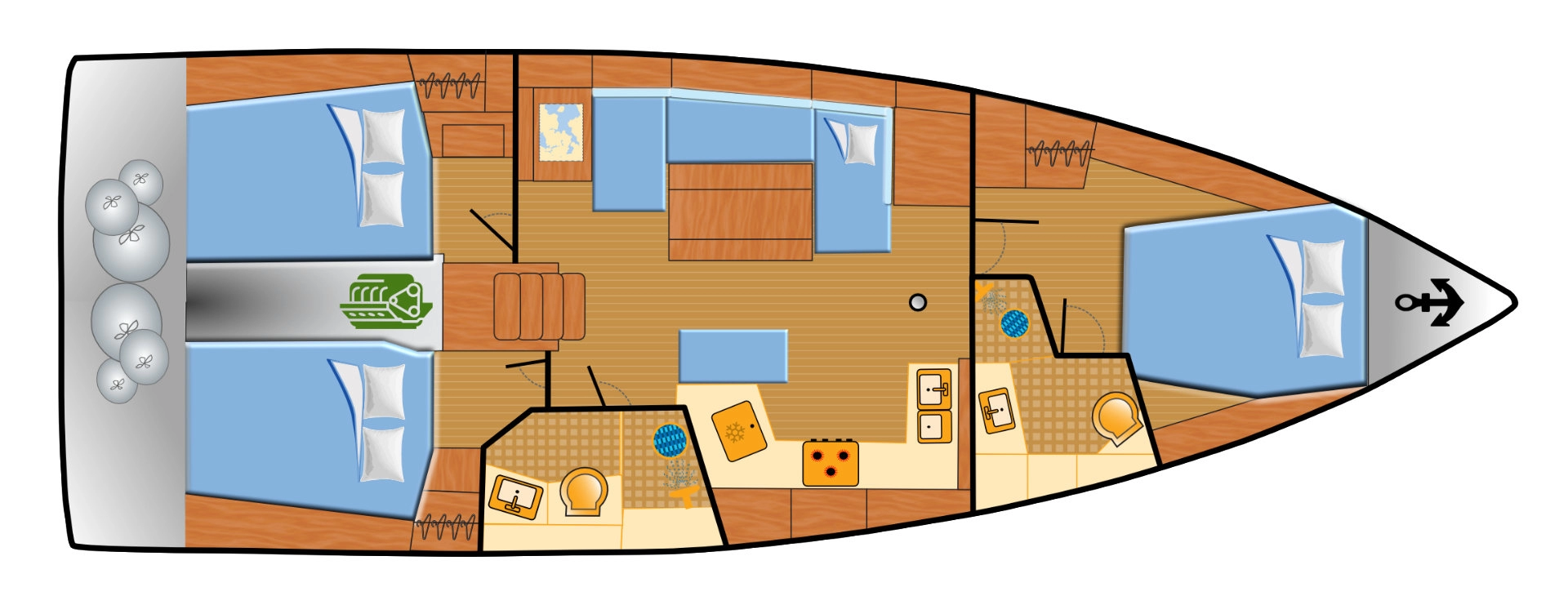 Hyr en Bénéteau Oceanis 40.1 Rogoznica 