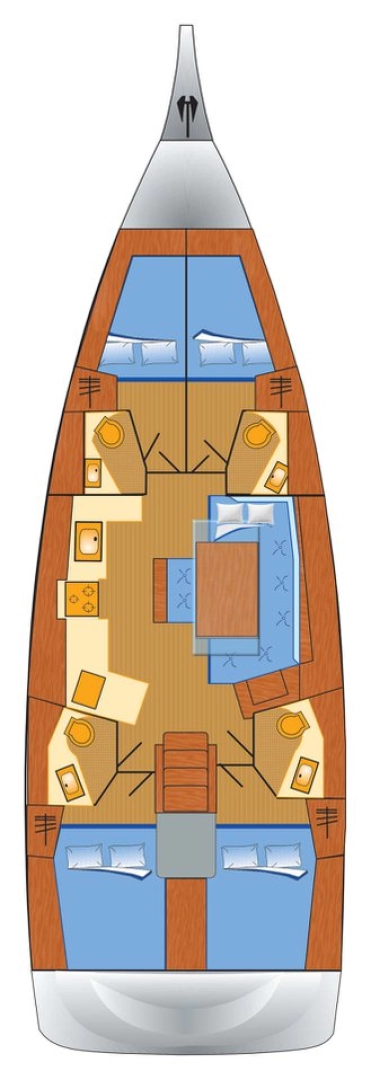 Bénéteau Oceanis 46.1 charter bareboat eller skeppad i Rogoznica