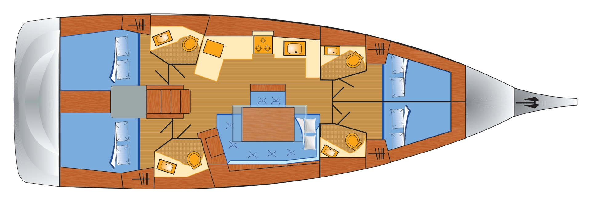 Yacht charter Pula  billig Oceanis 46.1