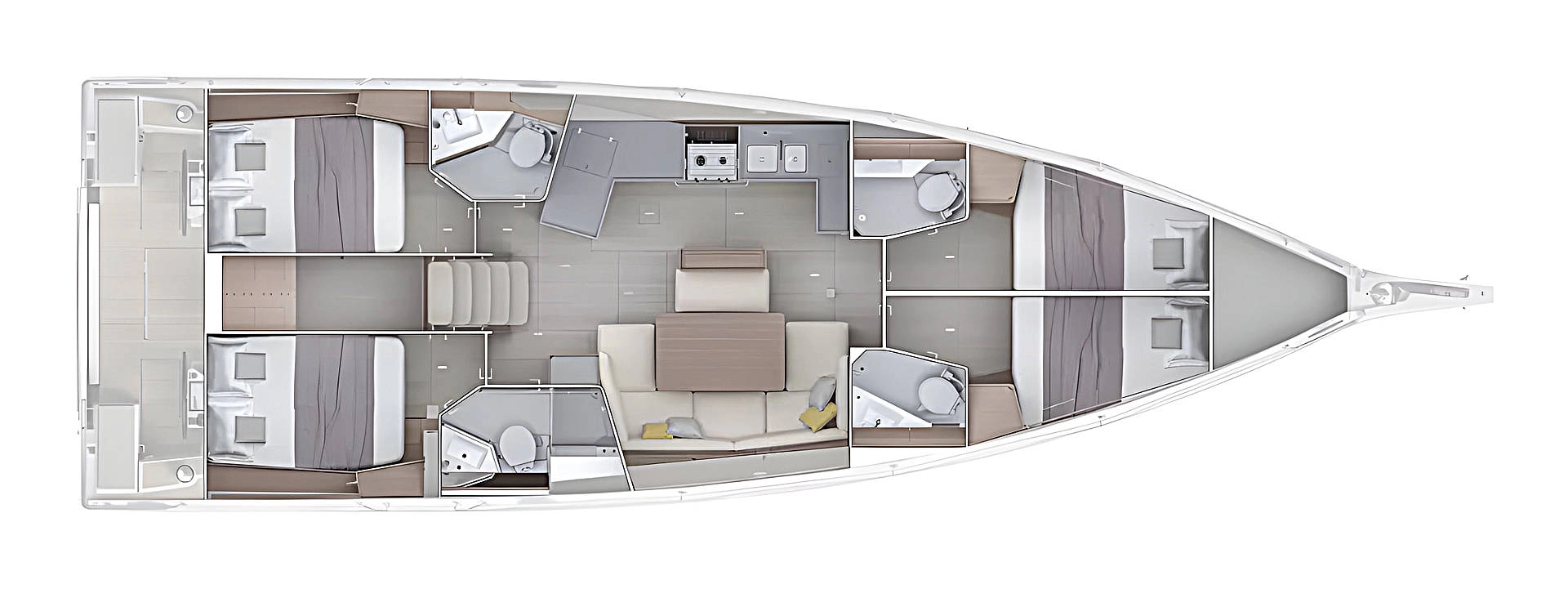 Hyra Segelbåt  med eller utan skeppare Bénéteau Rogoznica 