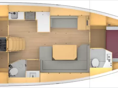 Bavaria Bavaria C42 charter bareboat eller skeppad i Lefkáda