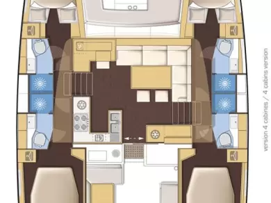 Uthyrning Lefkáda - Lagoon Lagoon 46 av Samboat 