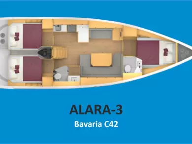 Uthyrning Fethiye - Bavaria Bavaria C42 av Samboat 