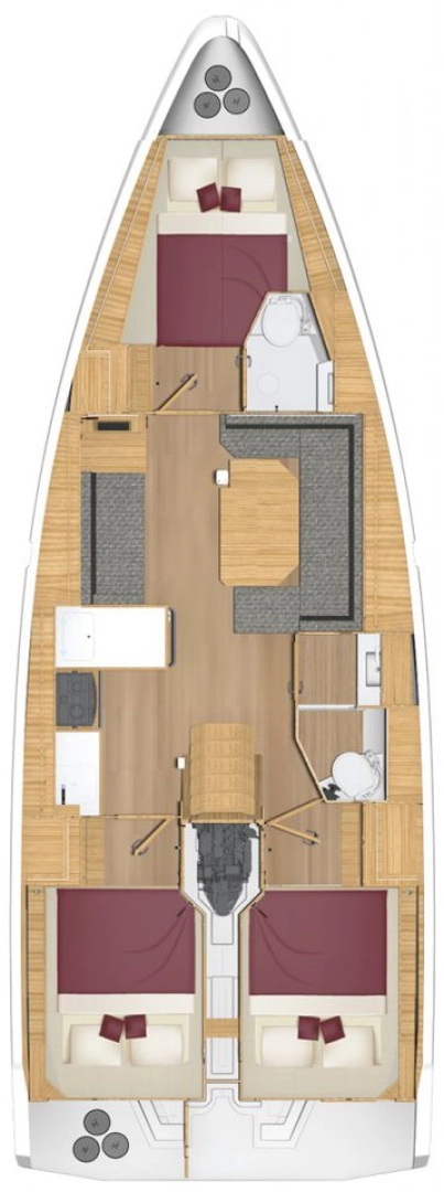 Yacht charter Zadar billig Bavaria C38