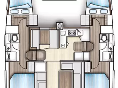 Yacht charter Punat billig Nautitech 40