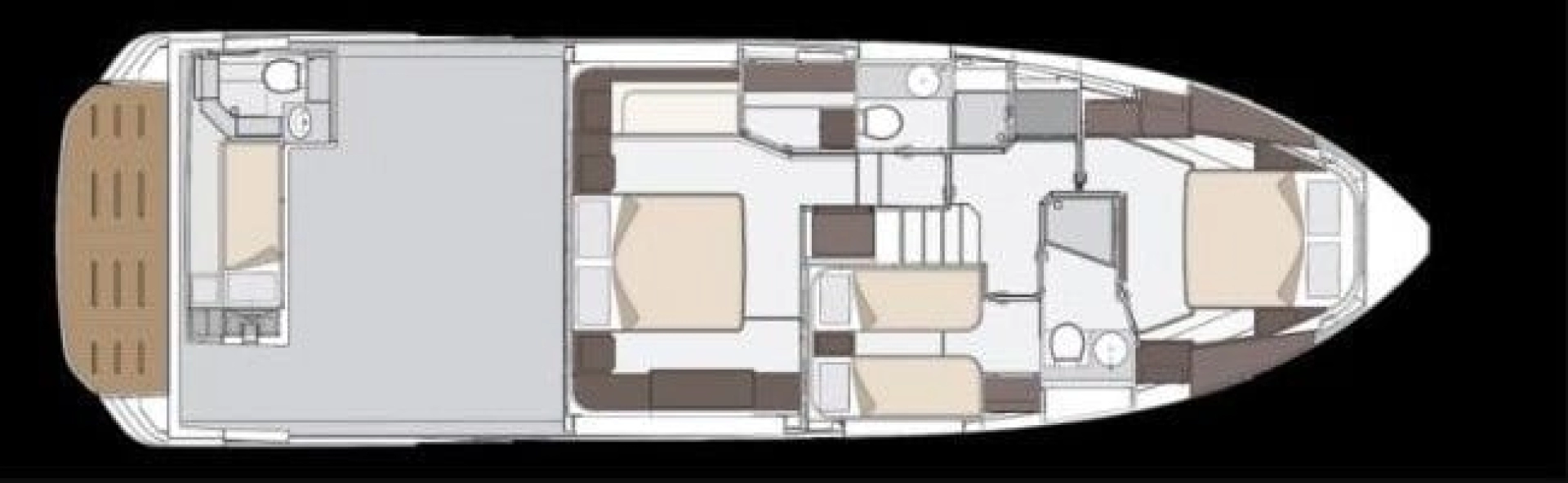 Azimut Azimut 53 Fly charter bareboat eller skeppad i Podstrana