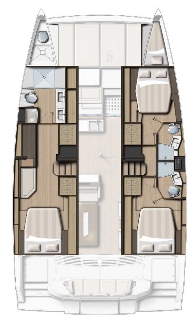 Bali Bali 4.4 charter bareboat eller skeppad i Šibenik 