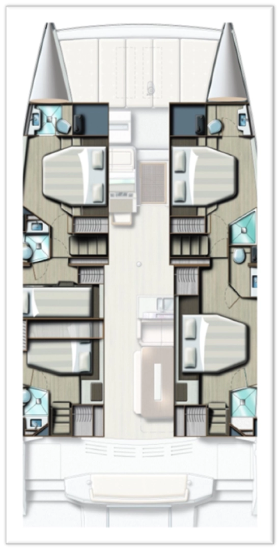 Bali Bali 4.8 charter bareboat eller skeppad i Rogoznica