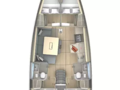 Dufour Dufour 41 charter bareboat eller skeppad i Primošten 