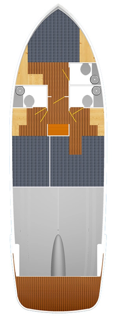 Uthyrning Lyx yacht i Šibenik  - Cobra Yachts Futura 40 Grand Horizon