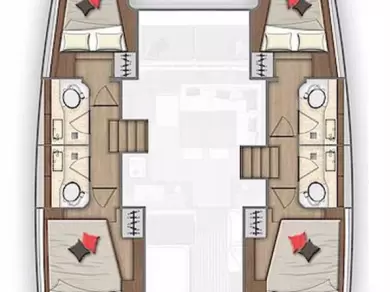 Yacht charter Sveti Filip i Jakov billig Lagoon 40