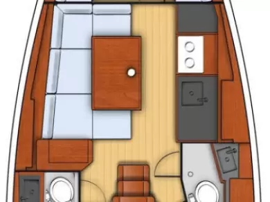 Bénéteau Oceanis 38 charter bareboat eller skeppad i Biograd Na Moru