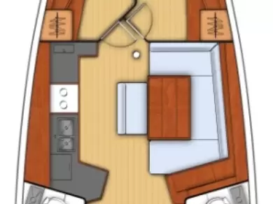 Bénéteau Oceanis 45 charter bareboat eller skeppad i Split 