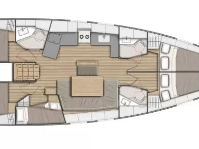 Uthyrning Segelbåt  Bénéteau med en båtlicens 