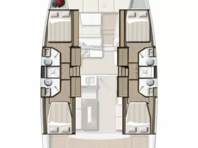 Bali Bali 4.2 charter bareboat eller skeppad i Preveza