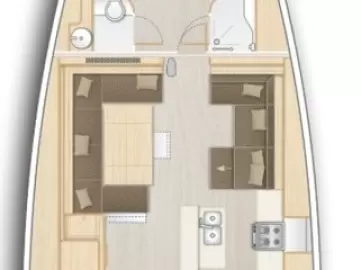 Hanse Hanse 588 charter bareboat eller skeppad i Piraeus