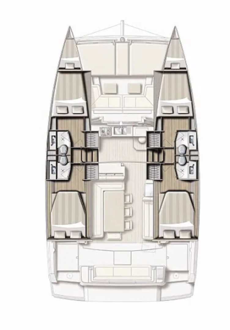 Yacht charter Ávdira billig Bali 4.1