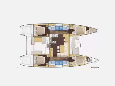 Uthyrning Katamaran  Lagoon med en båtlicens 