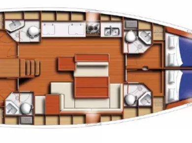Bénéteau Oceanis 50 charter bareboat eller skeppad i Lefkáda