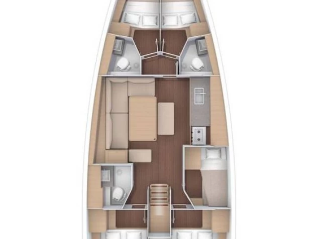 Dufour Dufour 470 charter bareboat eller skeppad i Fethiye