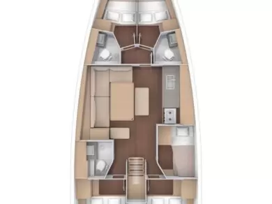 Dufour Dufour 470 charter bareboat eller skeppad i Fethiye