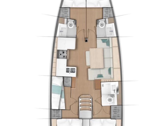 Jeanneau Sun Odyssey 490 charter bareboat eller skeppad i Fethiye