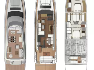 Hyr en Prestige Yachts Prestige 690 Zadar 