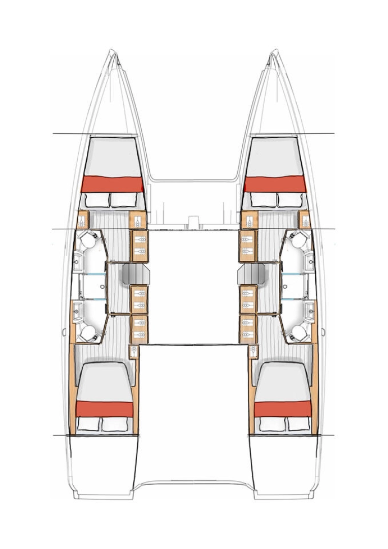 Uthyrning Katamaran  i Komolac - Excess Excess 13 - 4 + 2 cab.
