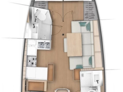 Båtuthyrning Jeanneau Sun Odyssey 440 i Split  på Samboat 