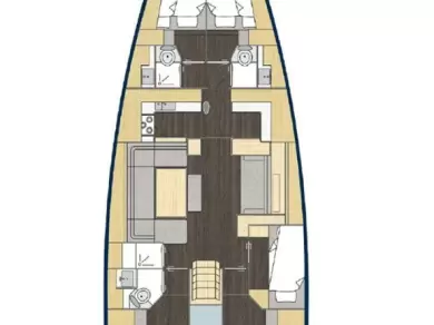 Hyr en Bavaria Bavaria C57 Split  