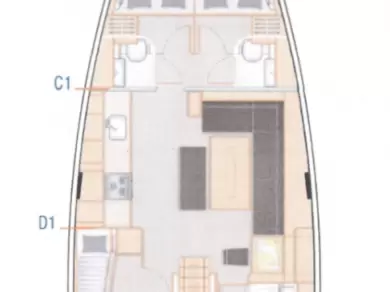 Hanse Hanse 508 charter bareboat eller skeppad i Pula 