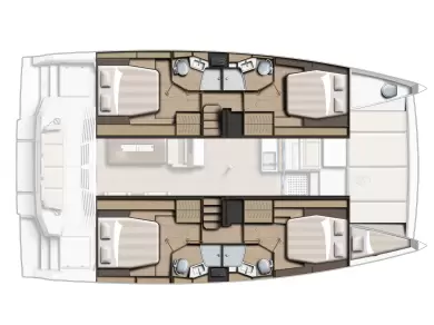 Bali Bali 4.4 charter bareboat eller skeppad i Kaštela