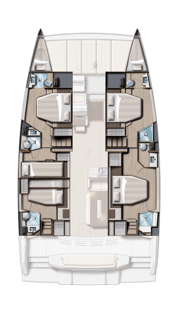 Bali Bali 4.8 charter bareboat eller skeppad i Donji Seget