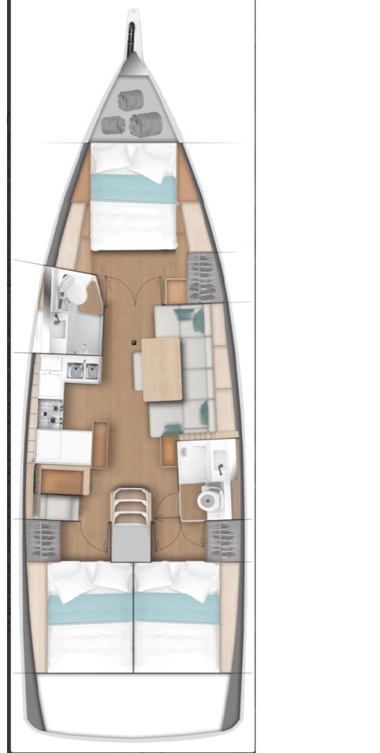 Hyr en Jeanneau Sun Odyssey 440 Donji Seget 